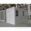 20ft container house, used as office for construction site